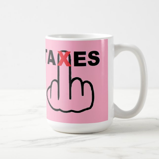 Taza De Café Impuestos a la manipulación demasiado altos (Derecha)