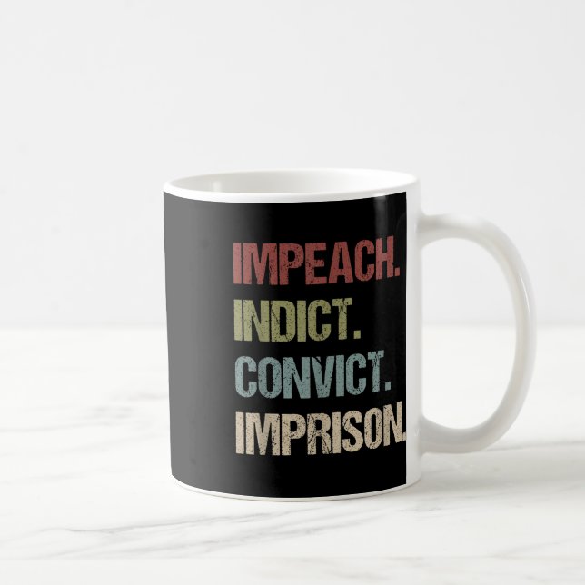 Taza De Café Impugnar la condena a prisión contra Trump (Derecha)
