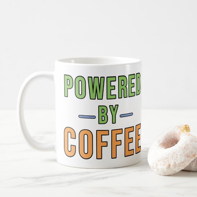 Taza De Café Impulsado por Café (Con donut)