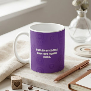 Taza De Café Impulsado por Café y Abrazos de Pequeños Humanos V