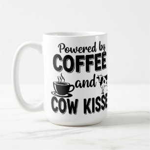 Taza De Café Impulsado por café y besos de vaca