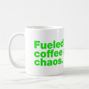 Taza De Café Impulsado por café y caos