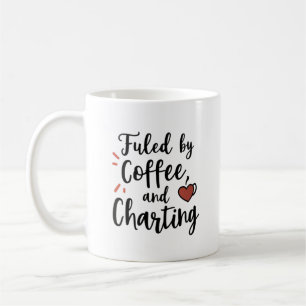 Taza De Café Impulsado por Café y Gráficos – Enfermera con Esti