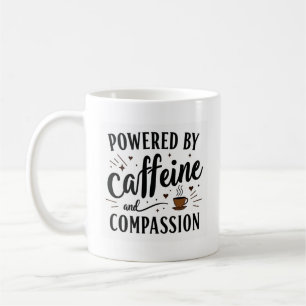 Taza De Café Impulsado por Cafeína y Compasión – Enfermera Dive