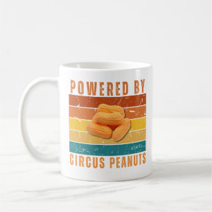 Taza De Café Impulsado por Circus Peanuts Retro Sunset Mug