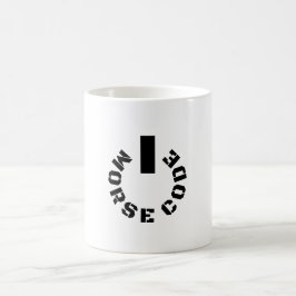 Taza De Café Impulsado por código Morse