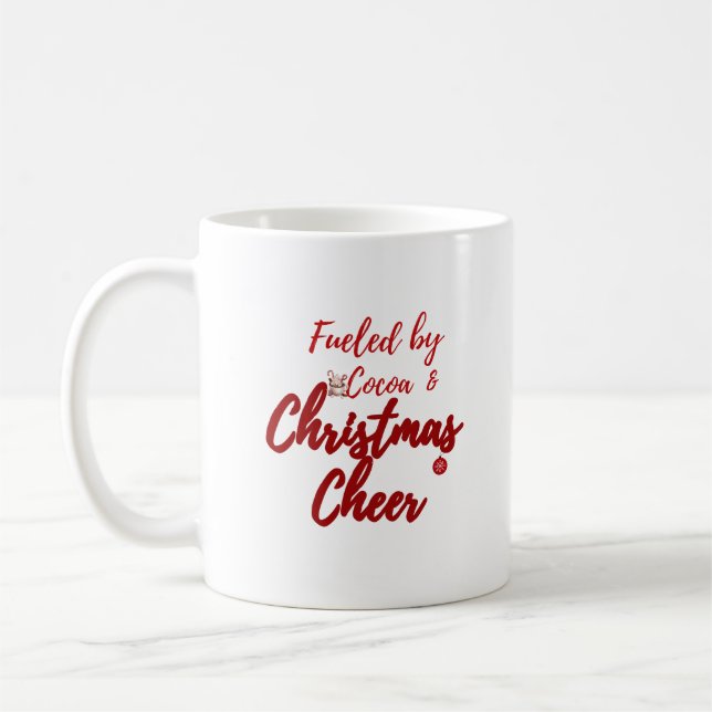 Taza De Café Impulsado por el cacao y los Navidades animan - ac (Izquierda)