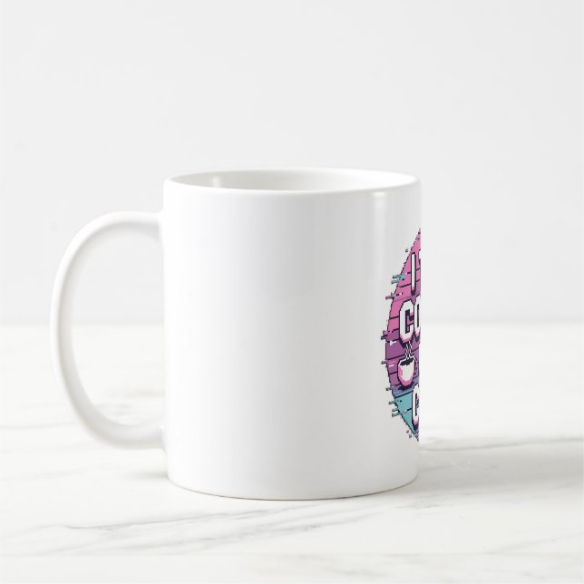 Taza De Café Impulsado por el café y el código (Izquierda)