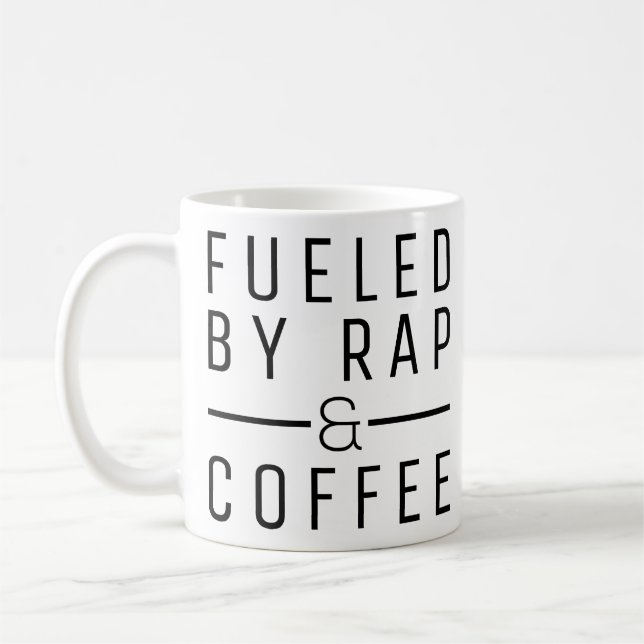 Taza De Café Impulsado Por El Rap & Café Guay Hip Hop Music Sty (Izquierda)