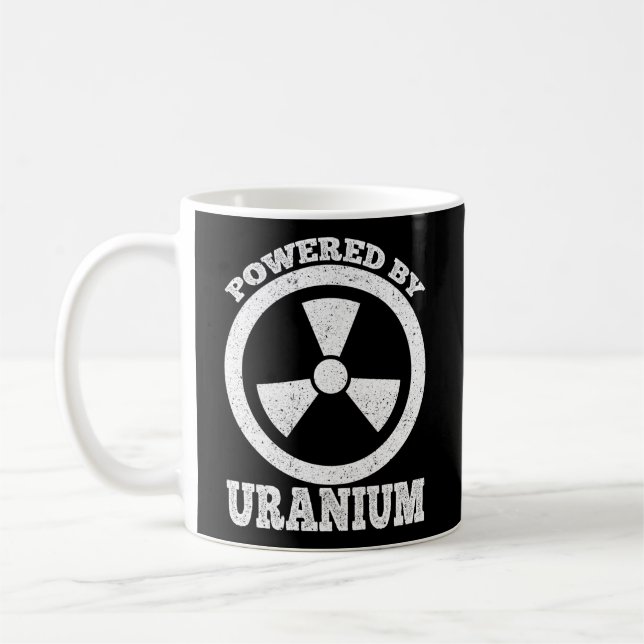 Taza De Café Impulsado Por Ingeniero Nuclear De Uranio (Izquierda)