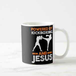Taza De Café Impulsado por kickboxing y Jesús