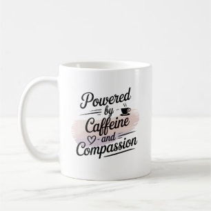 Taza De Café Impulsado por la cafeína y la compasión