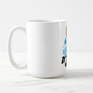 Taza De Café Impulsado por Pizza – Diseño Divertido para Amante