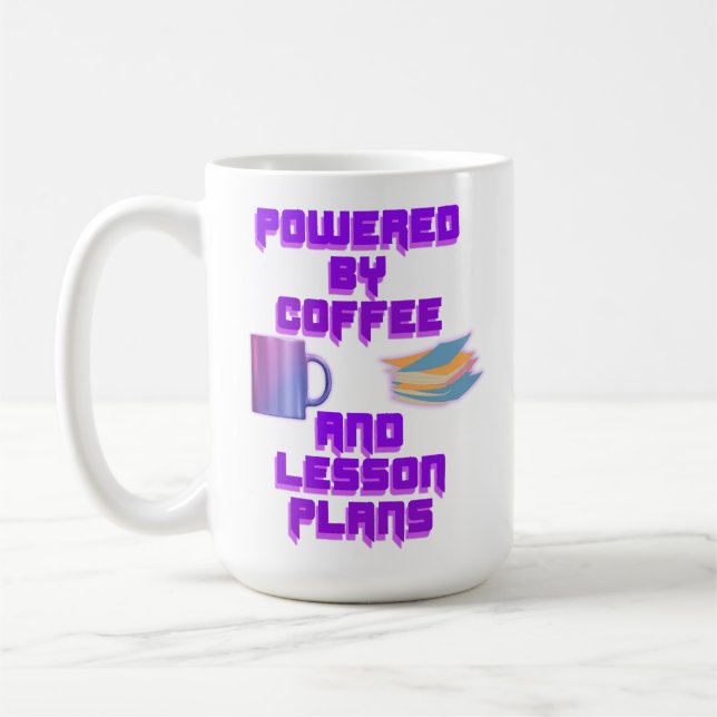 Taza De Café Impulsado por planes de café y lección (Izquierda)
