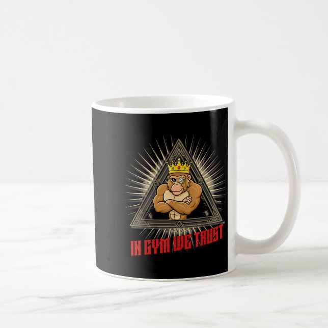 Taza De Café In Gym We Trust Funny Gym Tee Beak Bros Fitness De (Derecha)