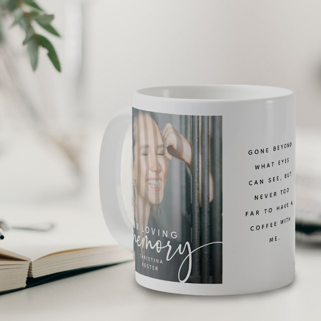 Taza De Café In Loving Memory Photo & Quote Keepsake (Subido por el creador)