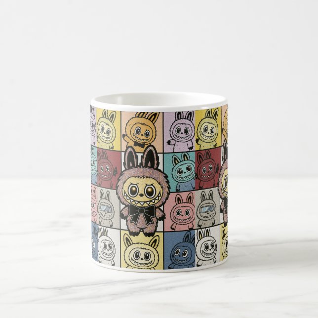 Taza De Café In My Forest Monster Era Macaron Monsters  (Centro)