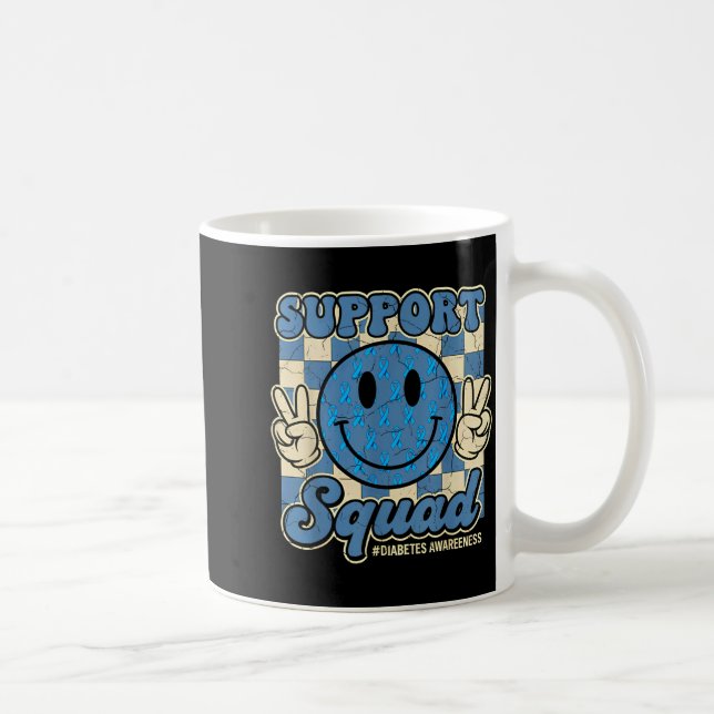 Taza De Café In November We Wear Blue Diabetes Awareness Suprt  (Derecha)