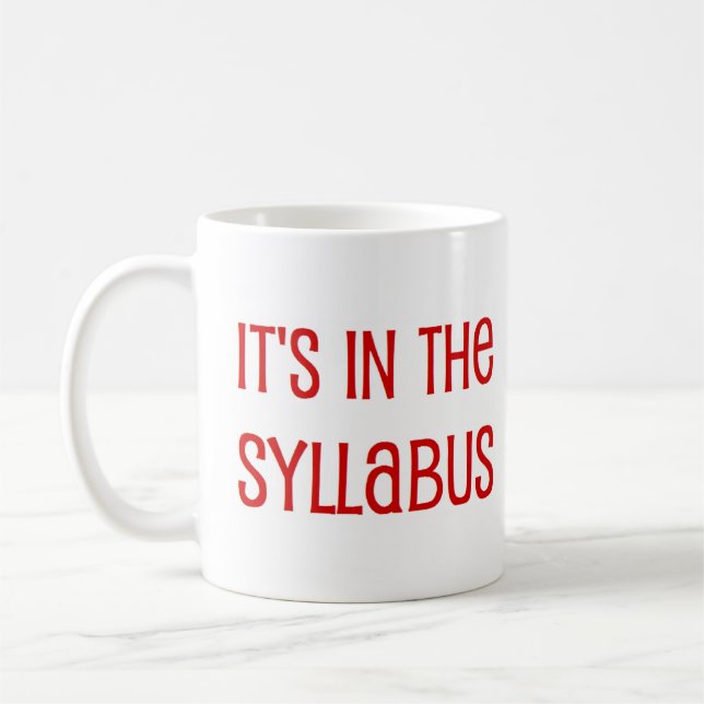Taza De Café in the syllabus (Izquierda)