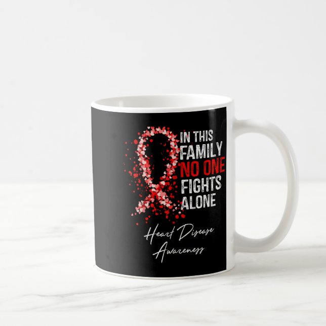 Taza De Café In This Family Fights Alone Heart Disease Awarenes (Derecha)