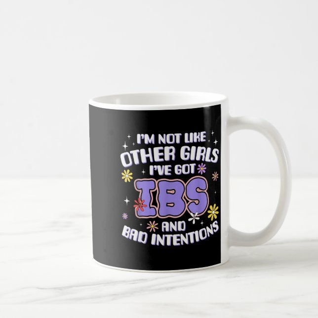 Taza De Café Inappropriate Funny Ibs Meme Embarring Adult Humor (Derecha)