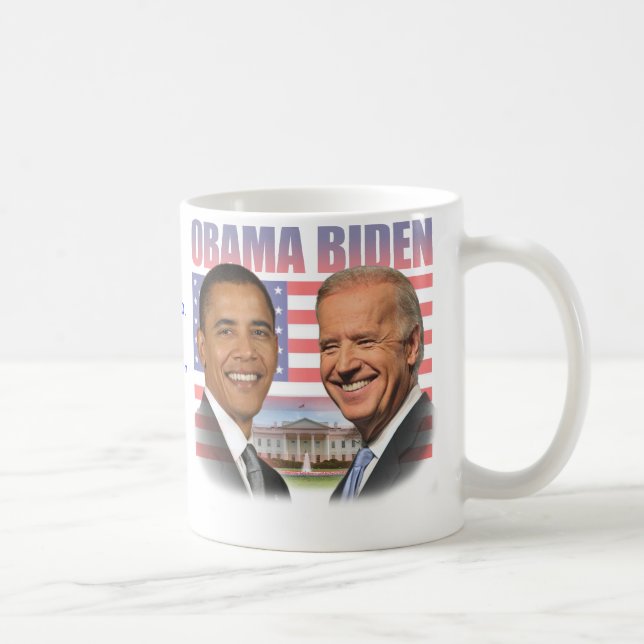 Taza De Café Inauguración de Obama Biden (Derecha)