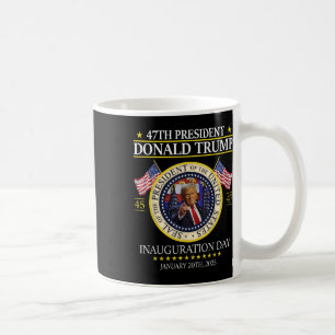 Taza De Café Inauguración del presidente Donald Trump 2025 Tees