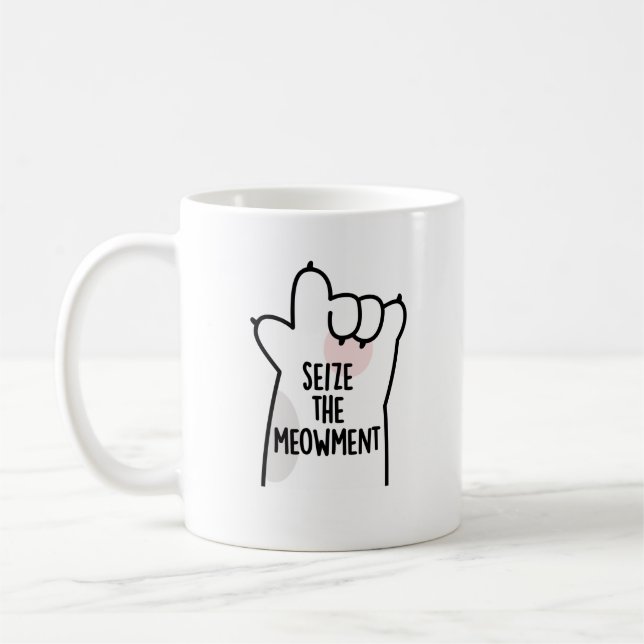 Taza De Café Incautar El Pun De Gato Positivo De Medición (Izquierda)
