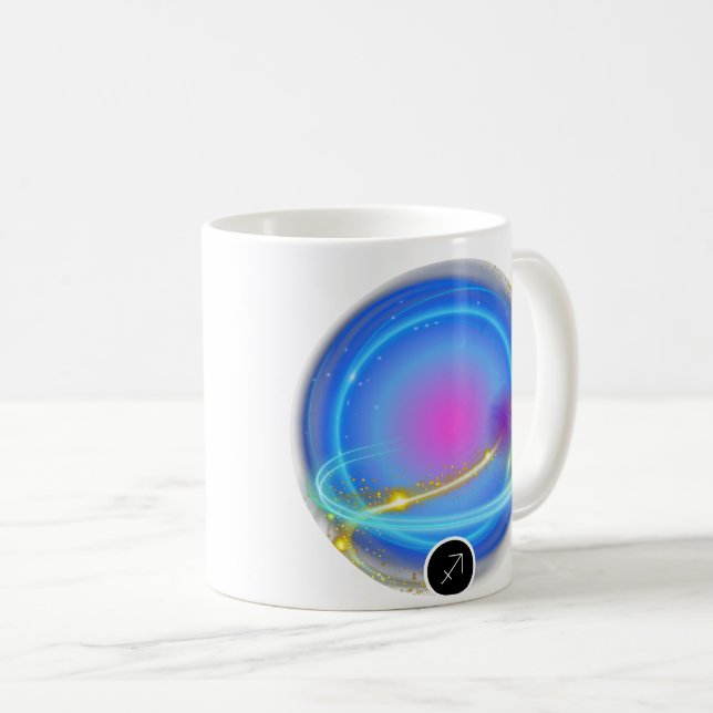 Taza De Café Incendio de elemento de cita Sagittarius de Rótulo (Anverso derecho)