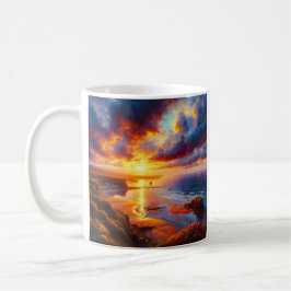 Taza De Café Incendio en la costa