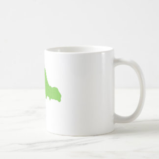 Taza De Café Inchworm verde
