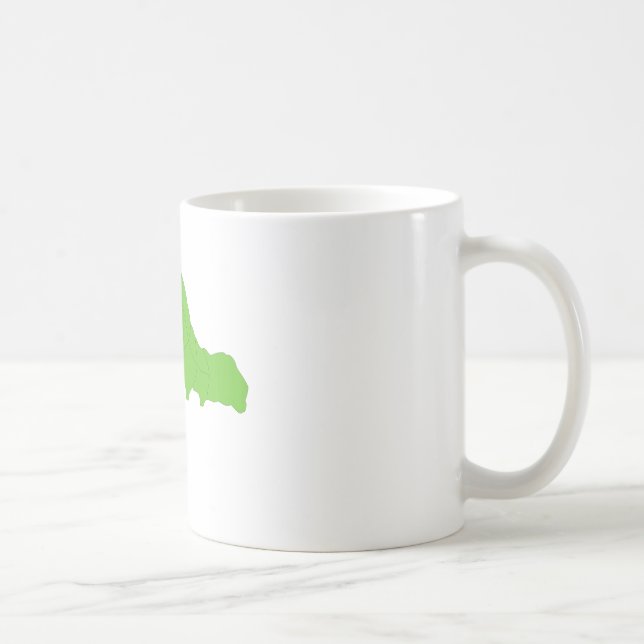 Taza De Café Inchworm verde (Derecha)
