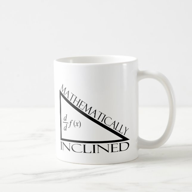 Taza De Café Inclinado matemáticamente (Derecha)