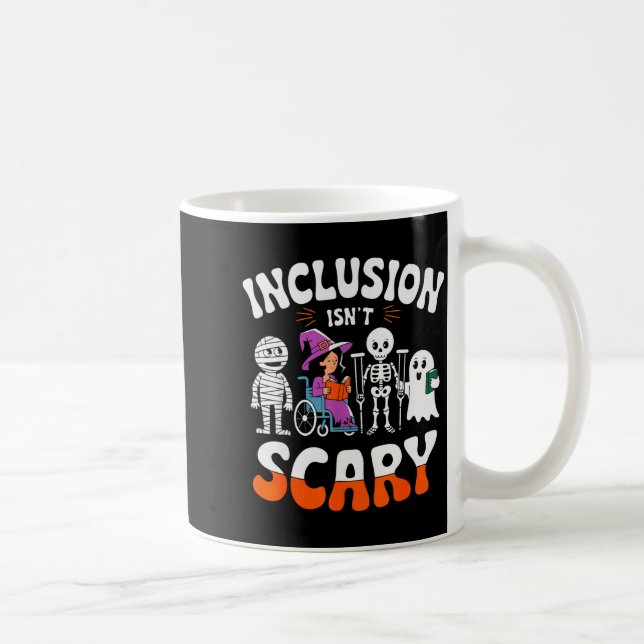 Taza De Café Inclusion Isn't Y Sped Halloween Special Education (Derecha)