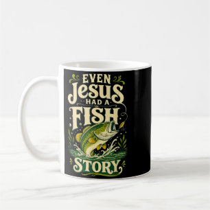 Taza De Café Incluso Jesús Tenía Un Humor De Pescado