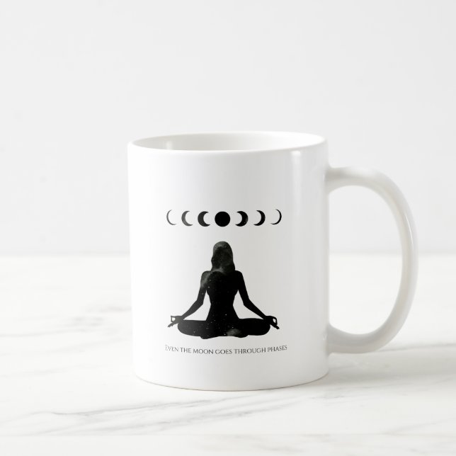 Taza De Café Incluso la luna pasa por fases (Derecha)