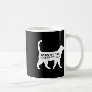 Taza De Café Incluso mi gato odia a Trump