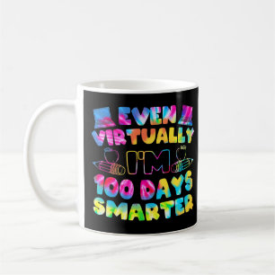 Taza De Café Incluso Prácticamente estoy 100 días más inteligen
