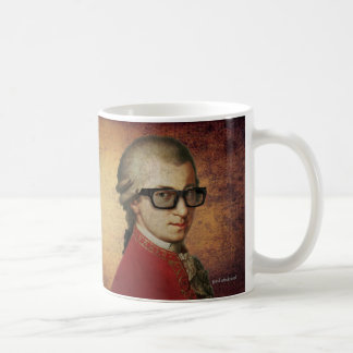 Taza De Café Inconformista feliz Wolfgang Amadeus Mozart
