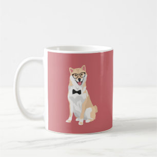 Taza De Café Inconformista fresco que se sienta Shiba Inu para