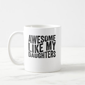 Taza De Café Increíble como mi hija, el día del padre