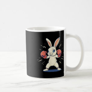 Taza De Café Increíble Conejo Con Guantes De Boxeo Para Amantes
