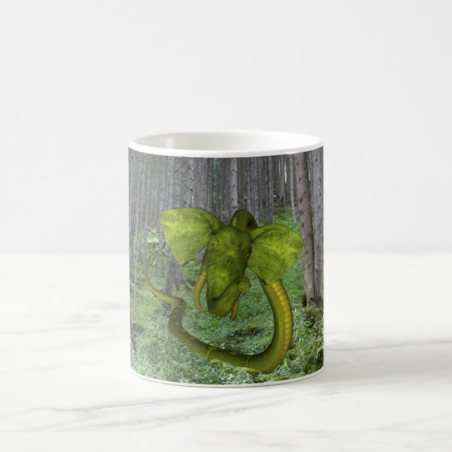 Taza De Café Increíble Elefante Python (Centro)