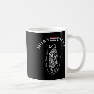 Taza De Café Increíble Tigre de Kickboxing de Muay Thai - Hombr