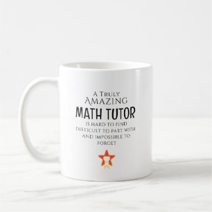 Taza De Café Increíble tutor de matemáticas difícil de encontra