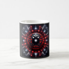 Taza De Café Increíbles Estallidos de Estrella de Mandelbrot a 