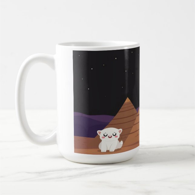 Taza De Café Increíbles pirámides  (Izquierda)