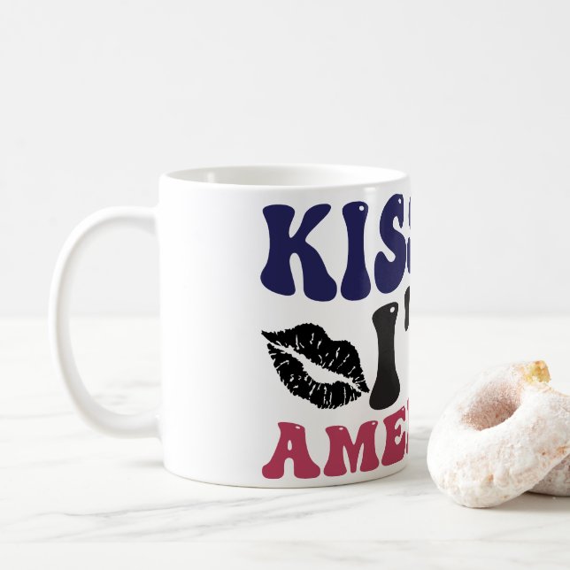 Taza De Café Independence Day,4th of july shirt,patriotic shirt (Con donut)