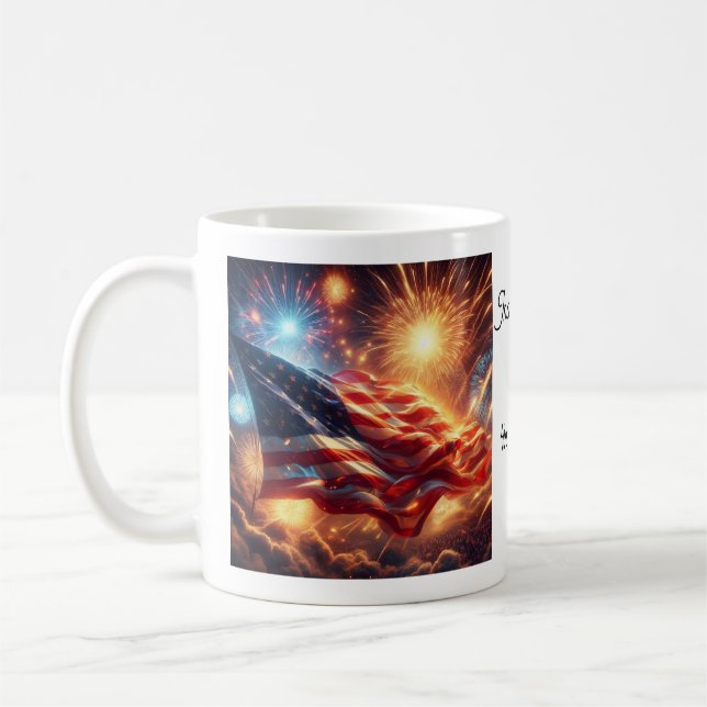 Taza De Café Independencia de Estados Unidos (Izquierda)