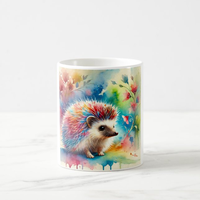 Taza De Café Indian Hedgehog 200624AREF216 - Watercolor (Centro)